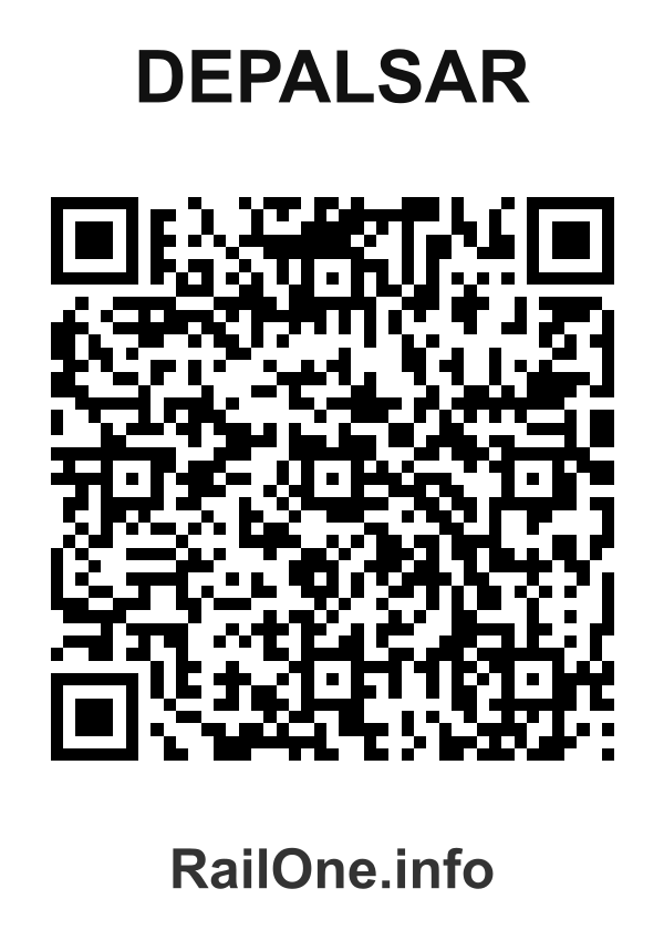 RailOne QR Code for Depalsar station