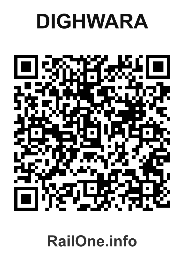 RailOne QR Code for Dighwara station