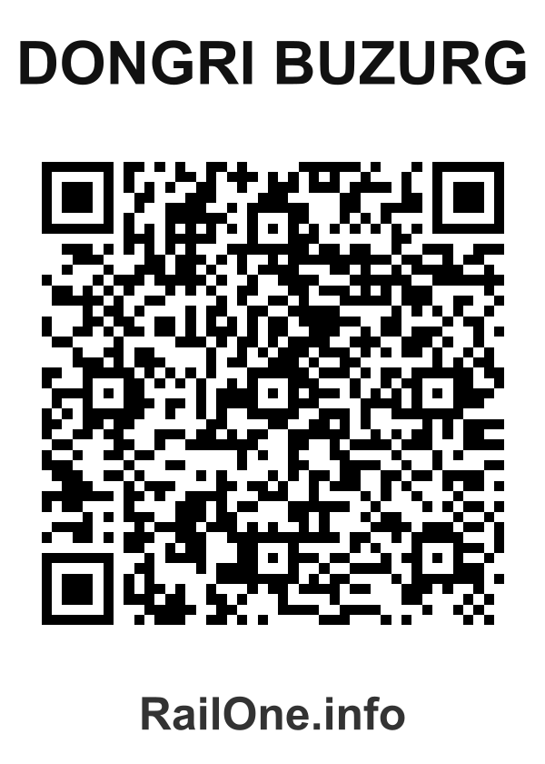 RailOne QR Code for Dongri Buzurg station