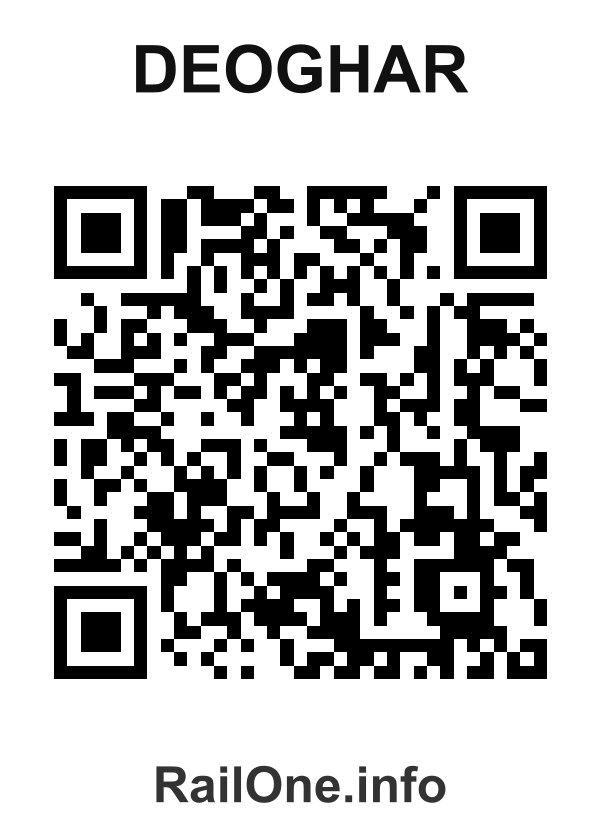 RailOne QR Code for Deoghar station
