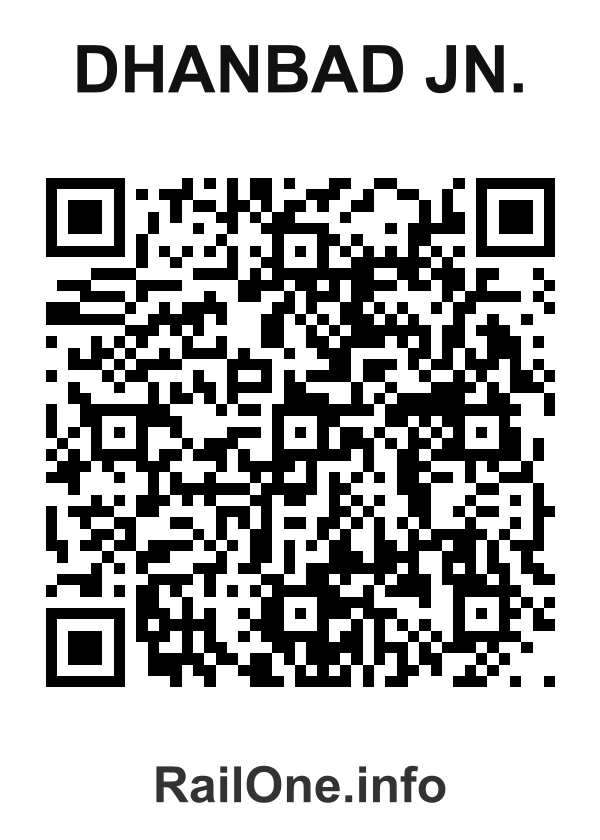 RailOne QR Code for Dhanbad Jn. station