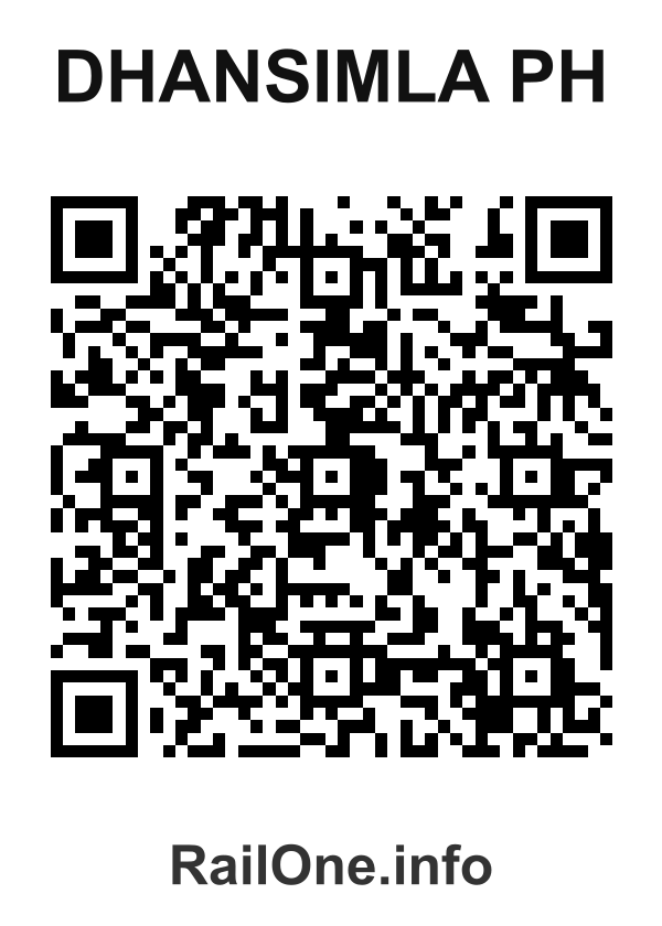 RailOne QR Code for Dhansimla Ph station