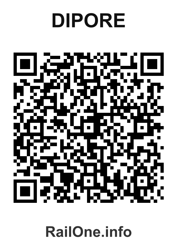 RailOne QR Code for Dipore station
