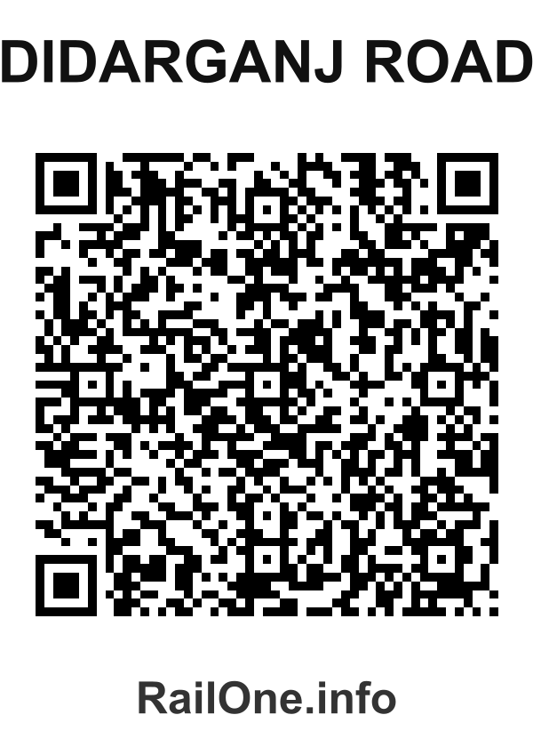 RailOne QR Code for Didarganj Road station