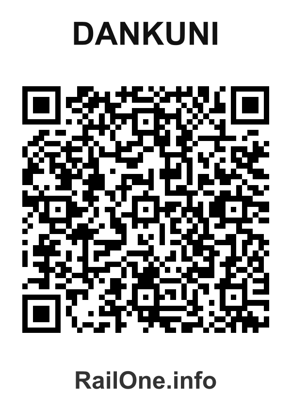 RailOne QR Code for Dankuni station