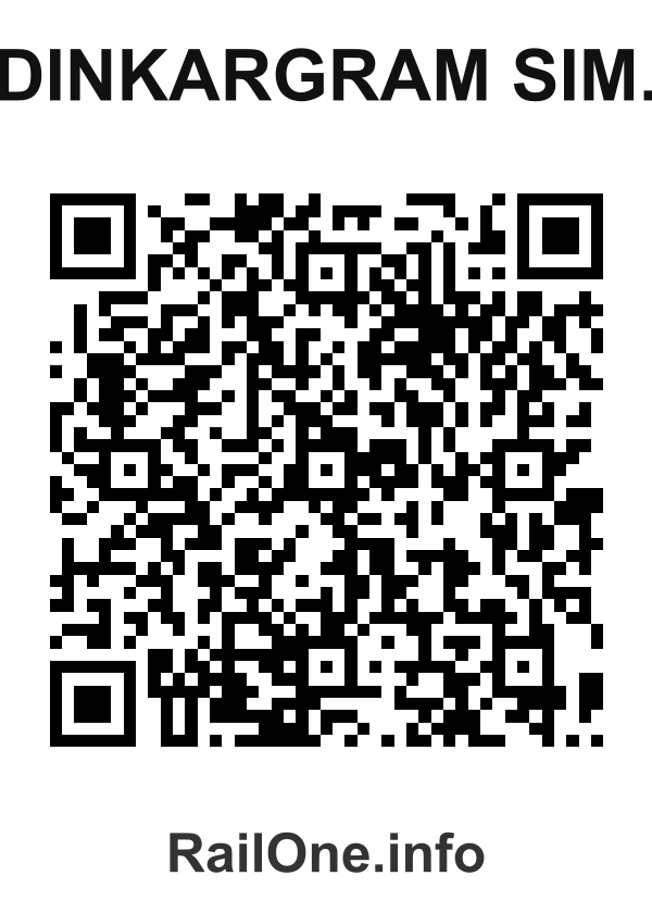 RailOne QR Code for Dinkargram Sim. station