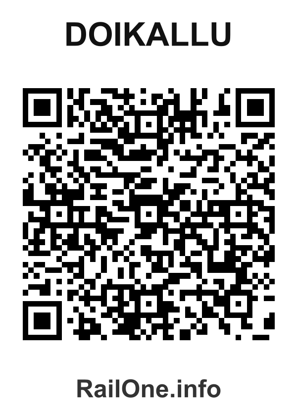 RailOne QR Code for Doikallu station