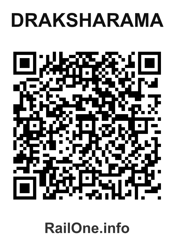 RailOne QR Code for Draksharama station