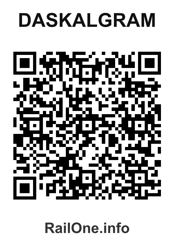 RailOne QR Code for Daskalgram station