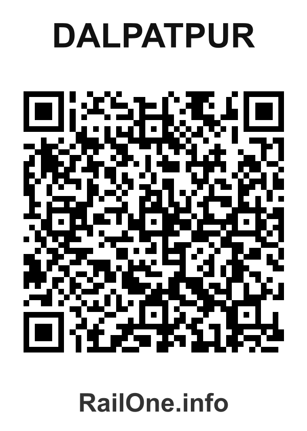 RailOne QR Code for Dalpatpur station