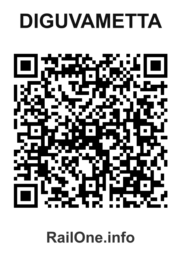 RailOne QR Code for Diguvametta station