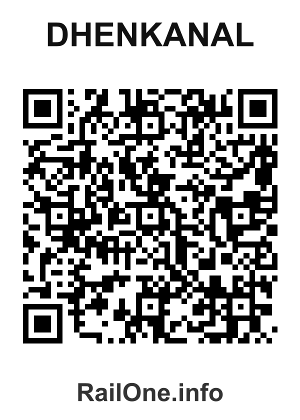 RailOne QR Code for Dhenkanal station