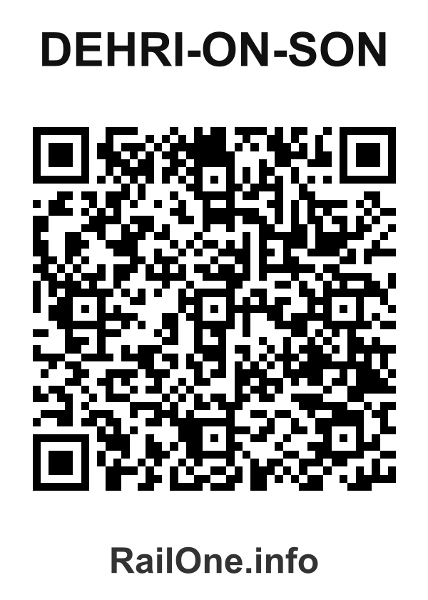 RailOne QR Code for Dehri-on-son station