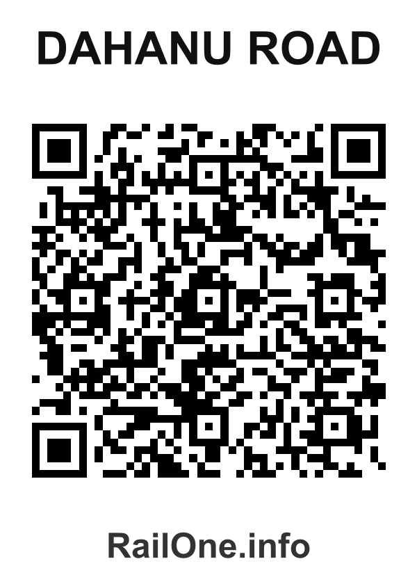 RailOne QR Code for Dahanu Road station