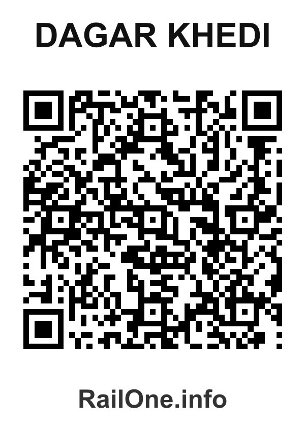 RailOne QR Code for Dagar Khedi station
