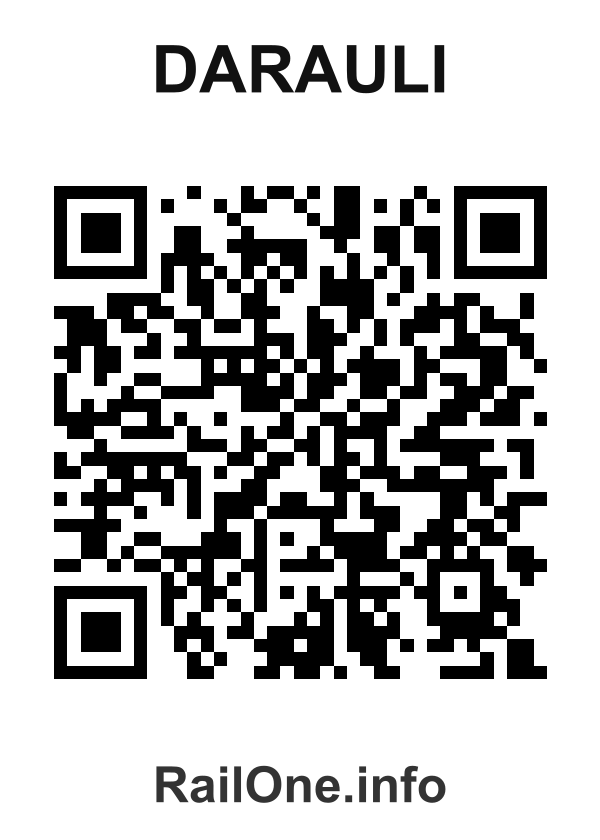 RailOne QR Code for Darauli station