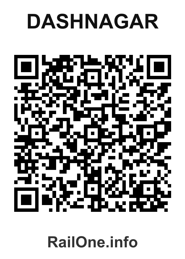 RailOne QR Code for Dashnagar station