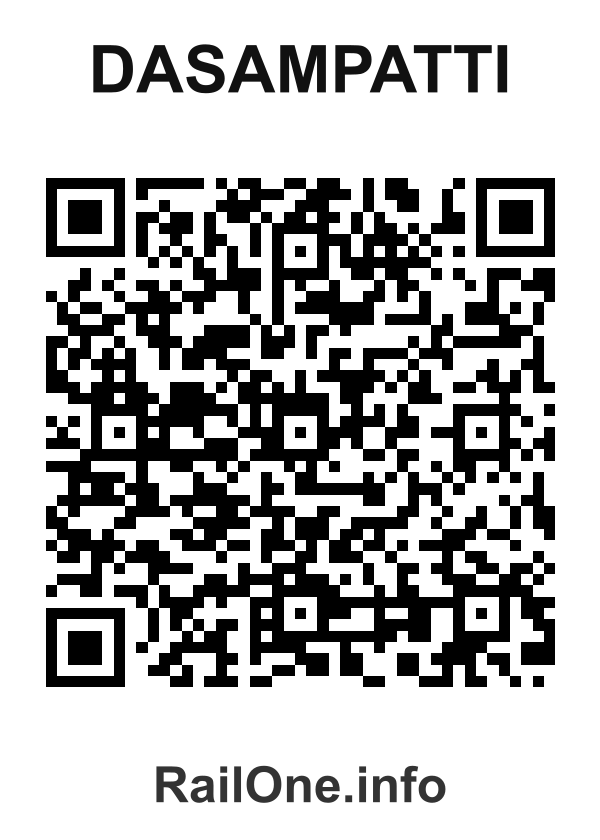 RailOne QR Code for Dasampatti station