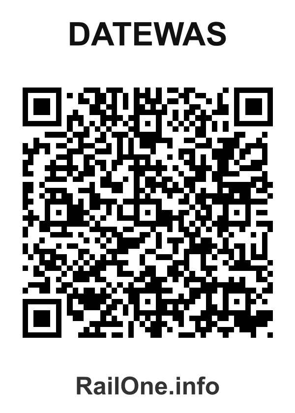 RailOne QR Code for Datewas station