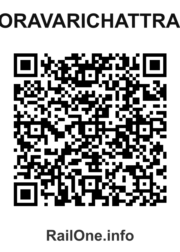 RailOne QR Code for Doravarichattram station