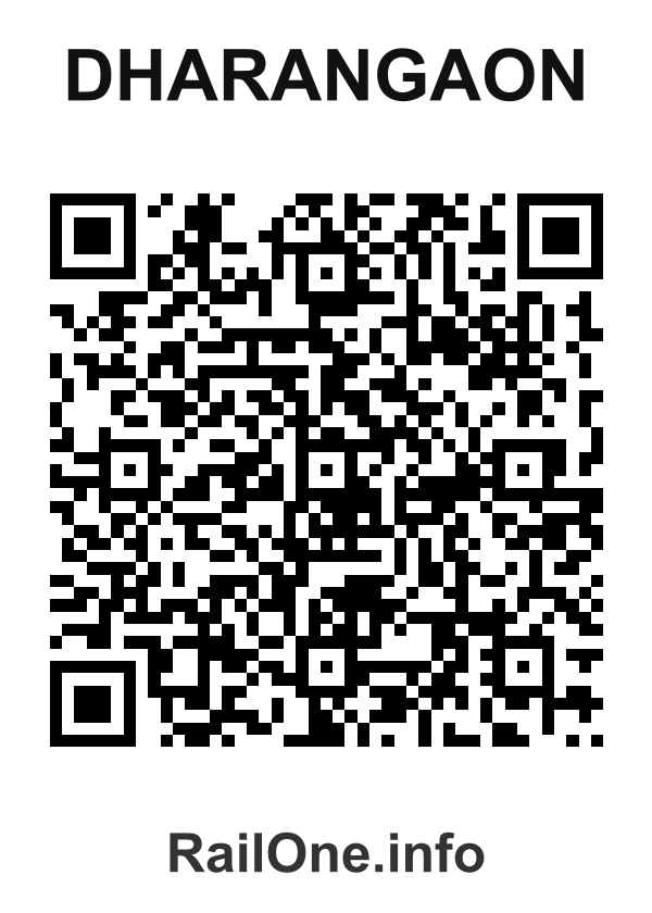 RailOne QR Code for Dharangaon station