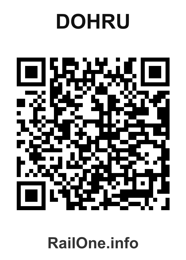 RailOne QR Code for Dohru station