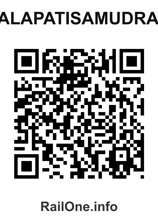 RailOne QR Code for Dalapatisamudram station