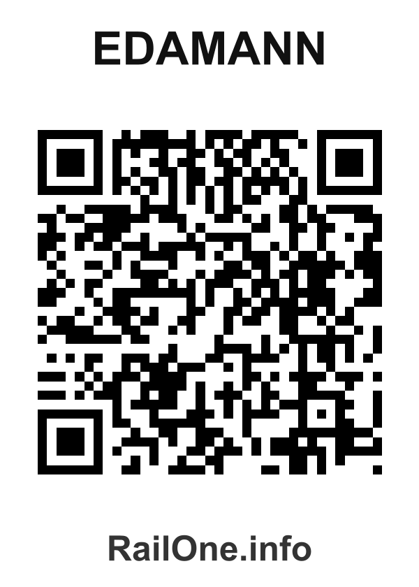 RailOne QR Code for Edamann station