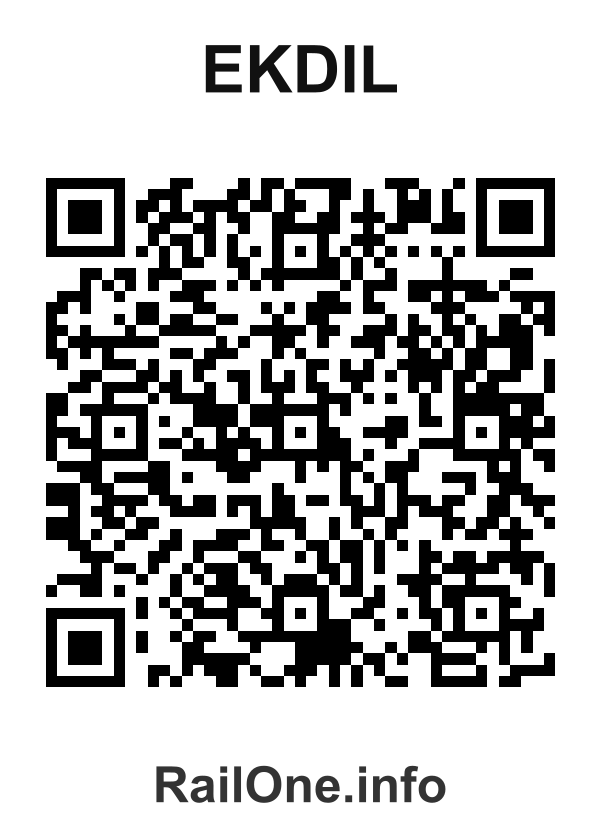 RailOne QR Code for Ekdil station