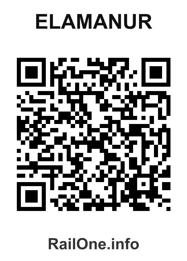 RailOne QR Code for Elamanur station