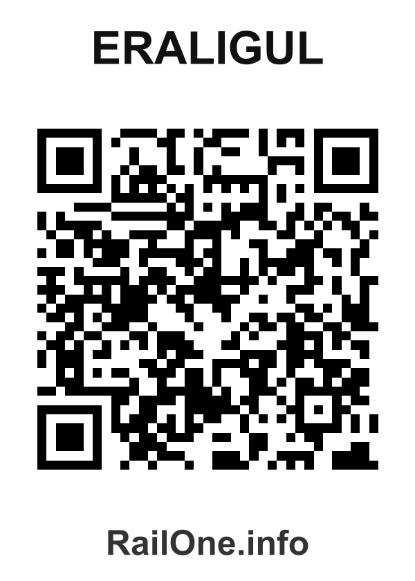 RailOne QR Code for Eraligul station