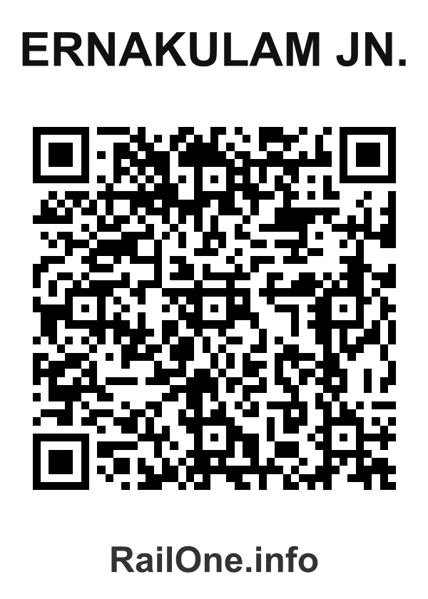 RailOne QR Code for Ernakulam Jn. station