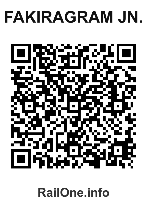 RailOne QR Code for Fakiragram Jn. station