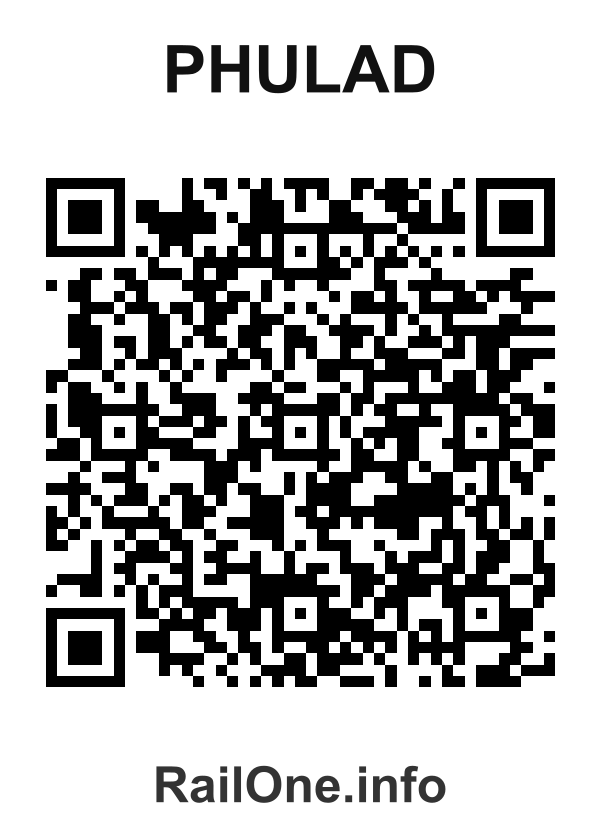 RailOne QR Code for Phulad station