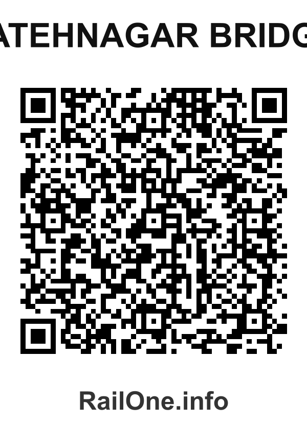 RailOne QR Code for Fatehnagar Bridge station