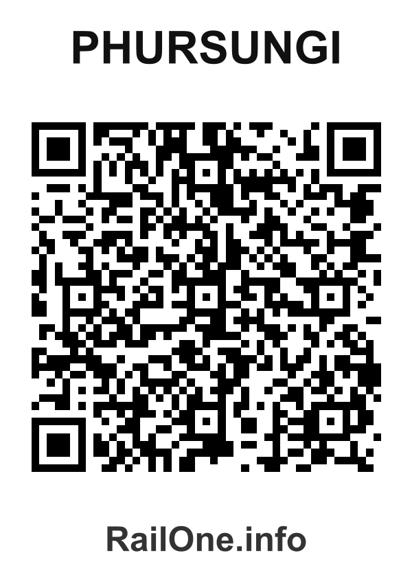 RailOne QR Code for Phursungi station