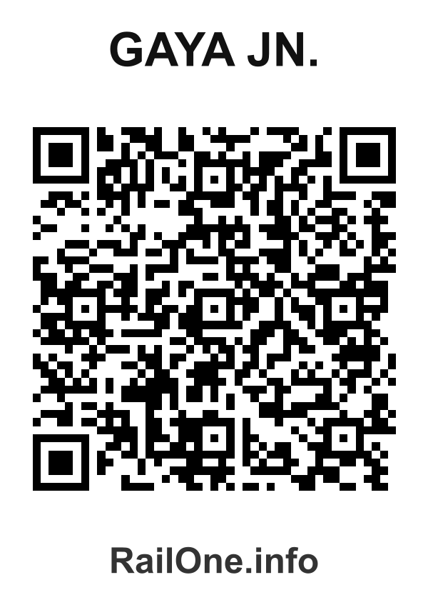 RailOne QR Code for Gaya Jn. station