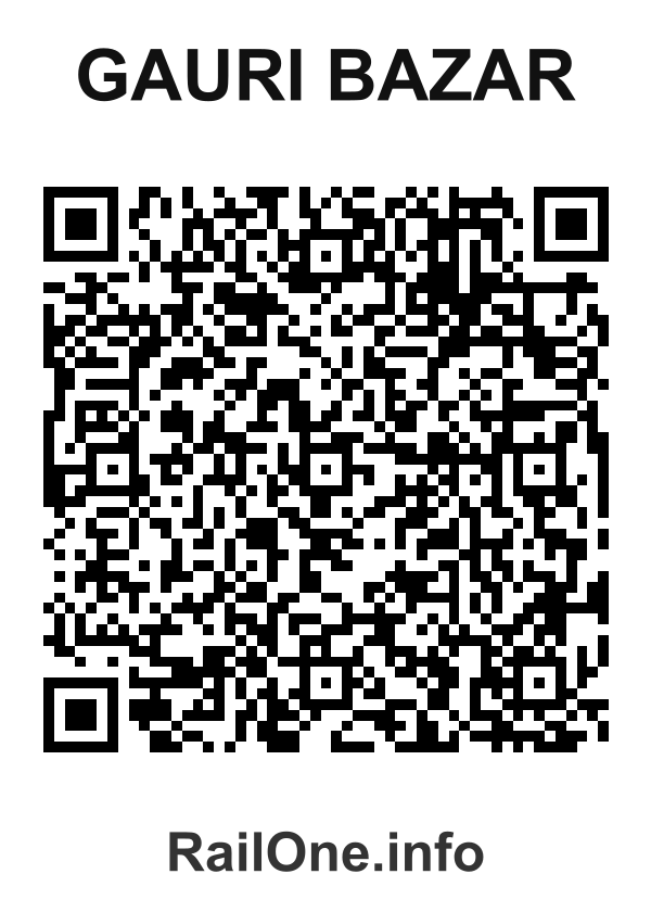 RailOne QR Code for Gauri Bazar station