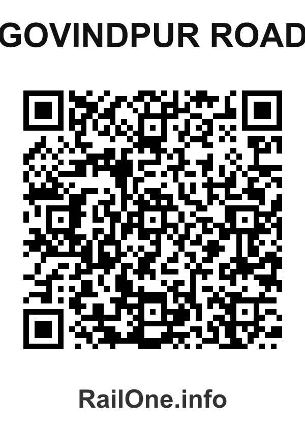 RailOne QR Code for Govindpur Road station