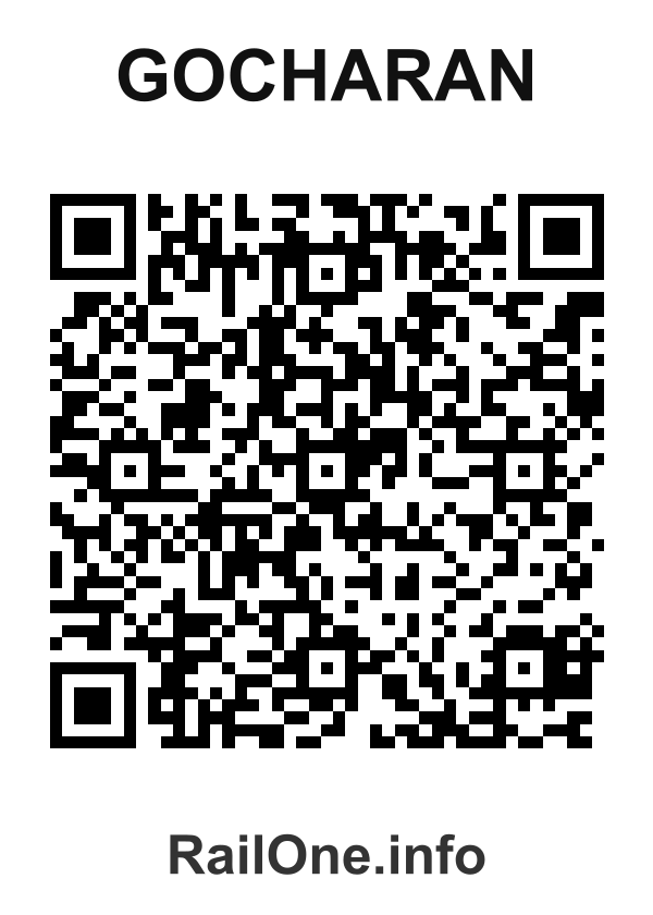 RailOne QR Code for Gocharan station