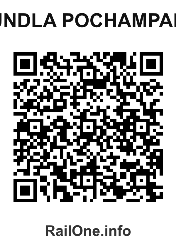 RailOne QR Code for Gundla Pochampalli station