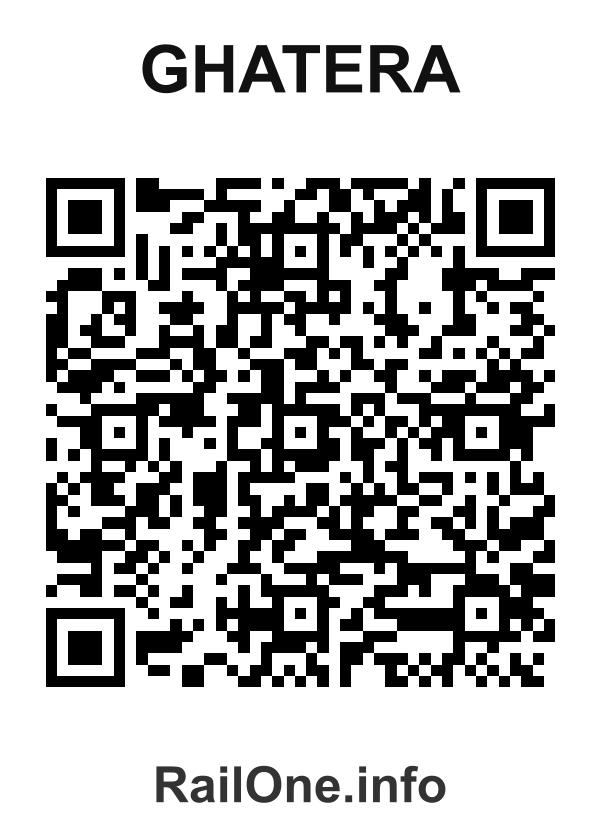RailOne QR Code for Ghatera station