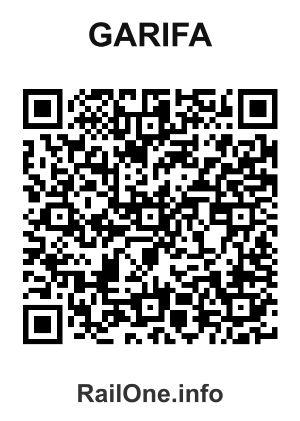RailOne QR Code for Garifa station