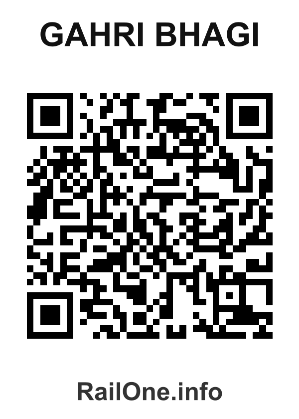 RailOne QR Code for Gahri Bhagi station