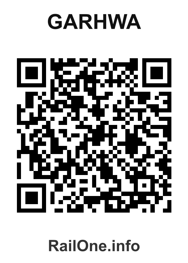 RailOne QR Code for Garhwa station
