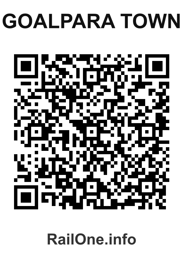 RailOne QR Code for Goalpara Town station
