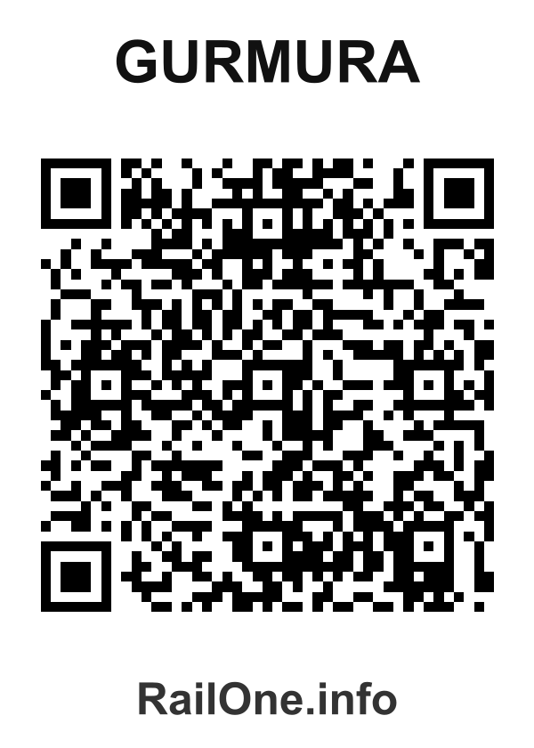 RailOne QR Code for Gurmura station