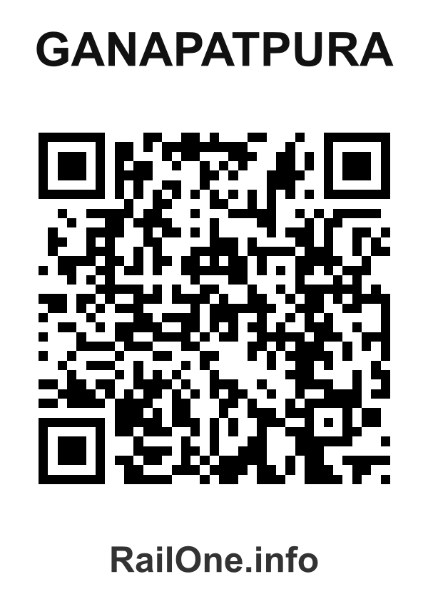 RailOne QR Code for Ganapatpura station