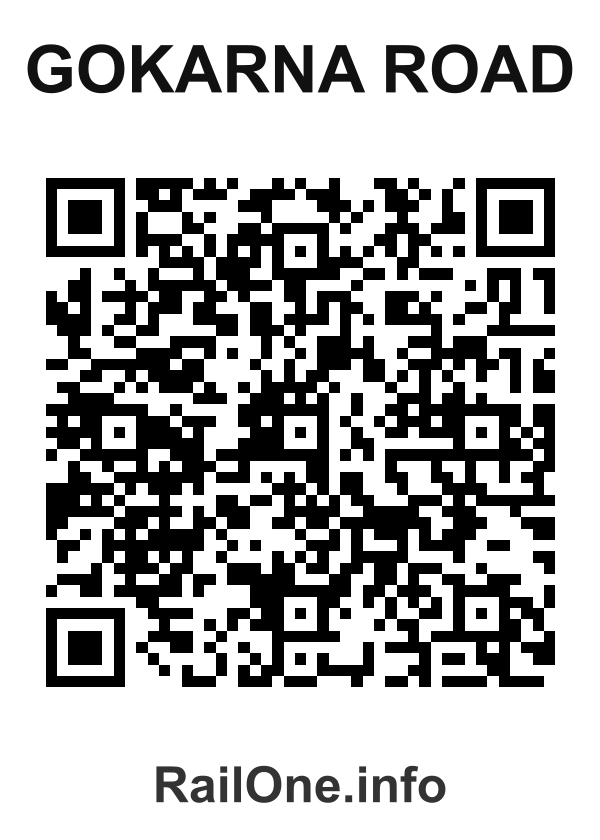 RailOne QR Code for Gokarna Road station