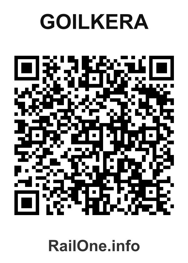 RailOne QR Code for Goilkera station